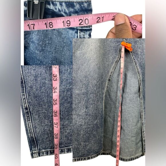 Fashion Nova 2 PC Lone Pine Cropped Bolero Denim Jacket & Maxi Skirt SZ 3X/2X - Picture 16 of 16